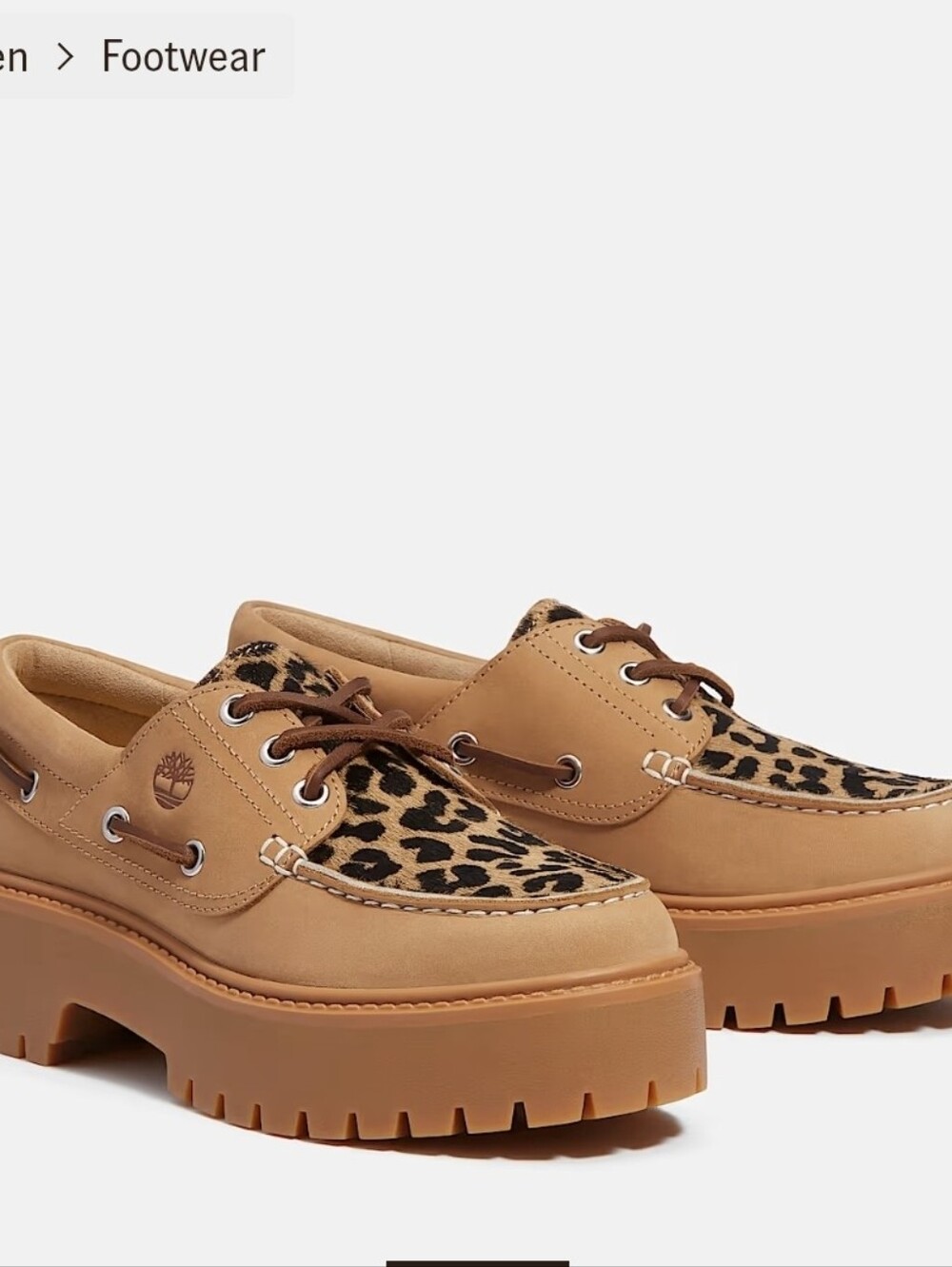 Timberland Stone Street with Leopard Print